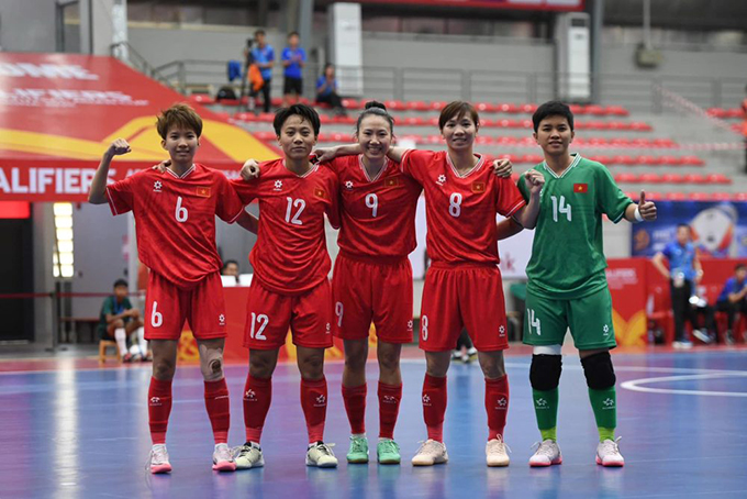 ĐT futsal nữ Việt Nam quyết tâm giàng vé dự World Cup nữ 2025