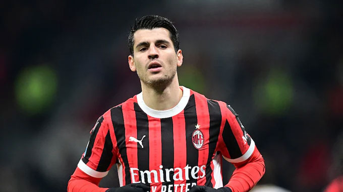 Morata không thực sự tỏa sáng ở Milan