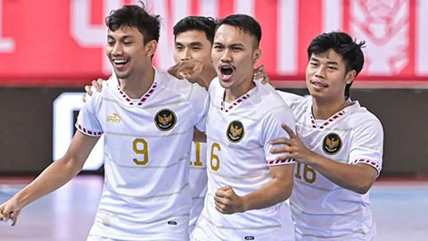 ĐT futsal Indonesia thắng giòn giã Saudi Arabia, vượt mặt Nhật Bản để đứng nhì ở giải tứ hùng