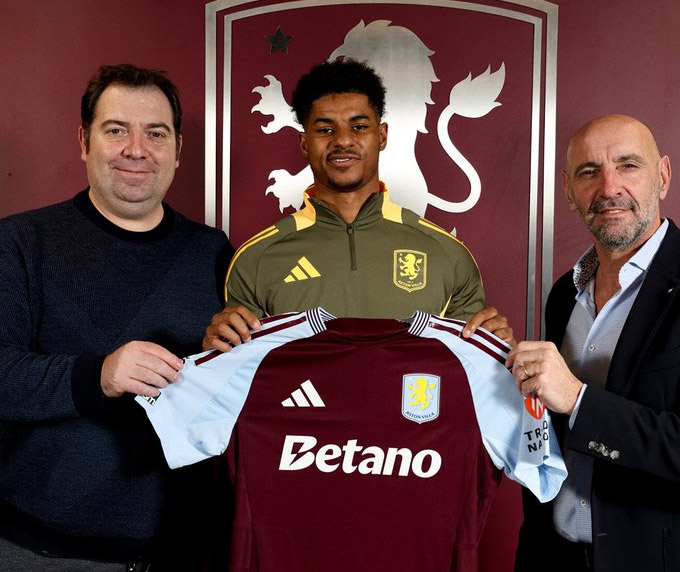 Rashford chính thức là người của Aston Villa