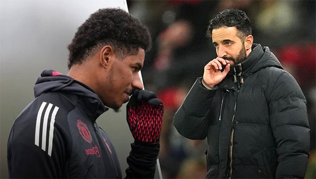 Rashford liên tục bị HLV Amorim bỏ rơi ở MU