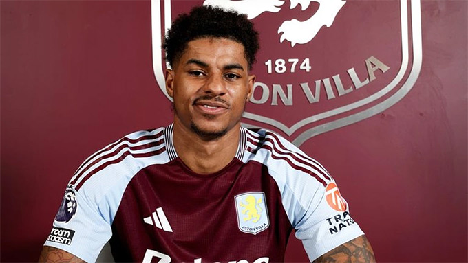 Rashford cảm thấy thoải mái khi tới Aston Villa