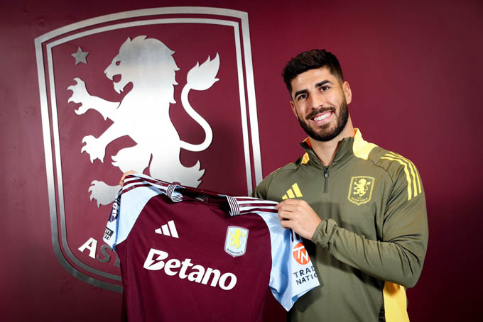 Asensio là tân binh thứ 4 của Aston Villa ở kì chuyển nhượng này