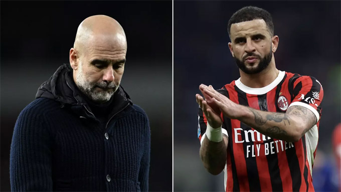 Guardiola không hài lòng với Walker trước khi sang Milan