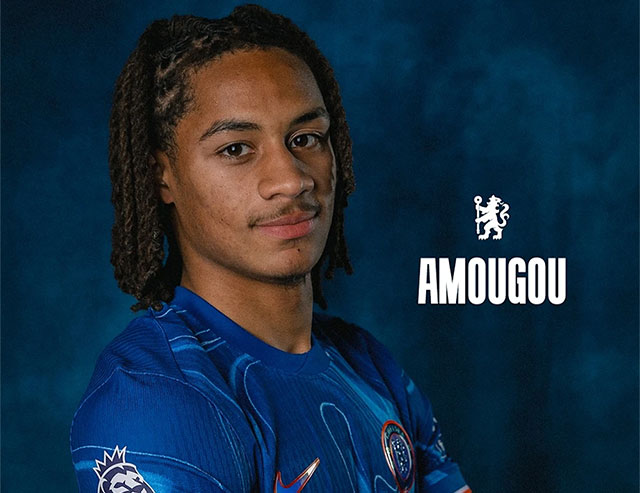 Amougou đã ký hợp đồng 8 năm rưỡi với Chelsea