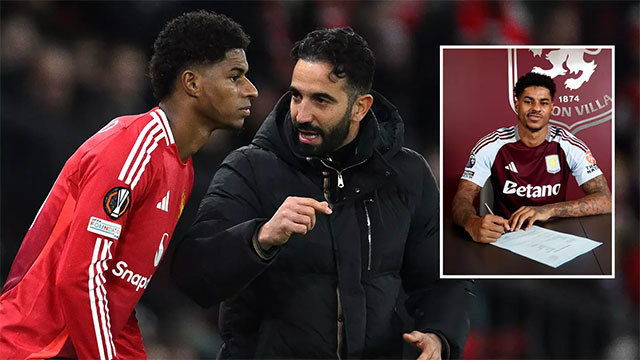 Ở MU Rashford không được HLV Amorim trọng dụng