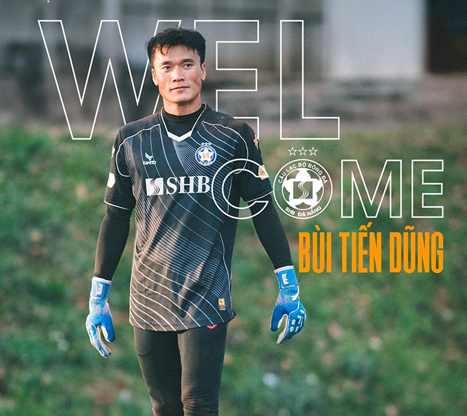 Tiến Dũng đầu quân cho Đà Nẵng - Ảnh: Đà Nẵng FC 