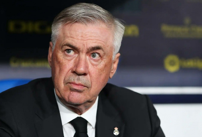 HLV Ancelotti đang khá đau đầu về tình hình hiện tại