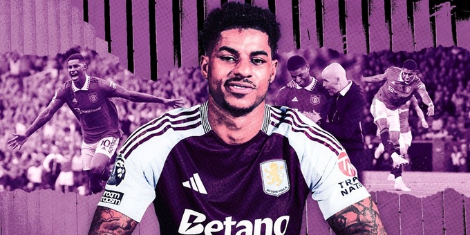 Rashford gia nhập Villa Park dưới dạng hợp đồng cho mượn đến hết mùa 2024/25
