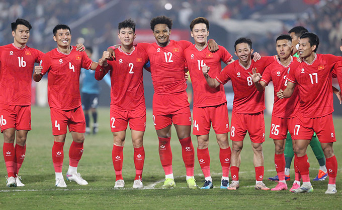 Thành công tại AFF Cup 2024 giúp Việt Nam tăng 2 bậc trên BXH FIFA - Ảnh: Đức Cường