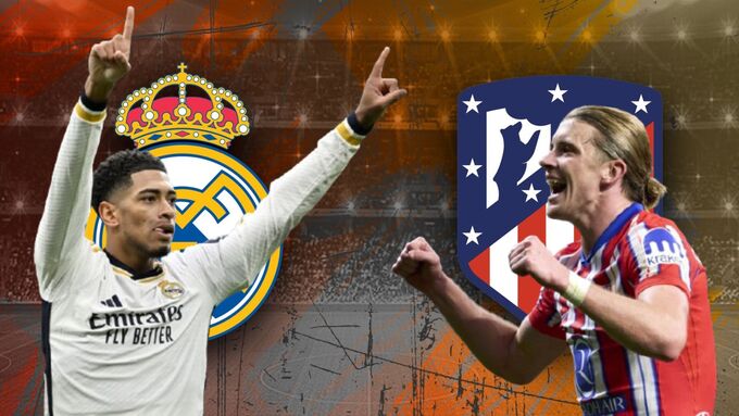 Số phận trận Real Madrid vs Atletico sẽ phụ thuộc vào màn đối đầu ở giữa sân của Bellingham và Gallagher.