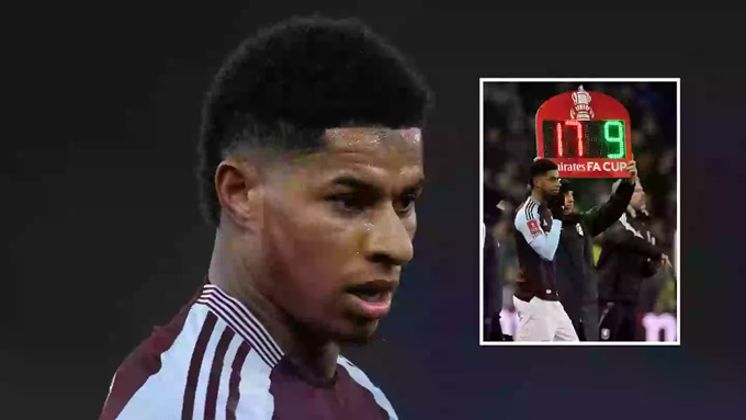 Rashford đã có màn ra mắt Aston Villa