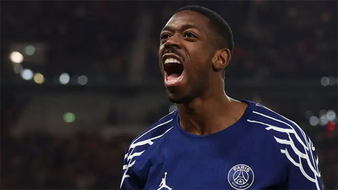 Dembele đã ghi 13 bàn cho PSG trong năm 2025