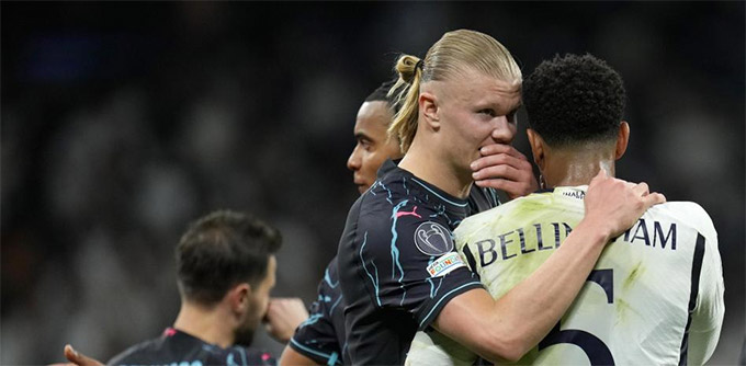 Erling Haaland luôn tịt ngòi trước Real madrid