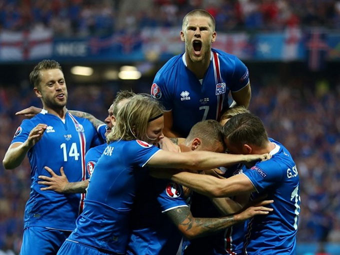 Đội tuyển Iceland gây ấn tượng mạnh tại EURO 2016