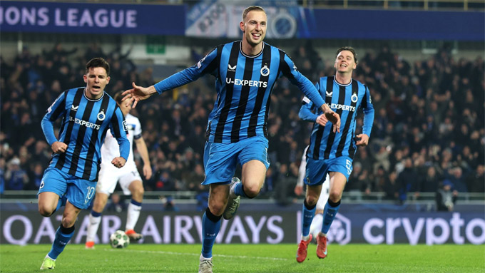 Club Brugge có chiến thắng quan trọng trước Atalanta