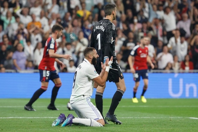 Benzema chỉ sút hỏng 5 quả phạt đền trong 14 năm khoác áo Real Madrid, và 3 trong số đó là trước Herrera.