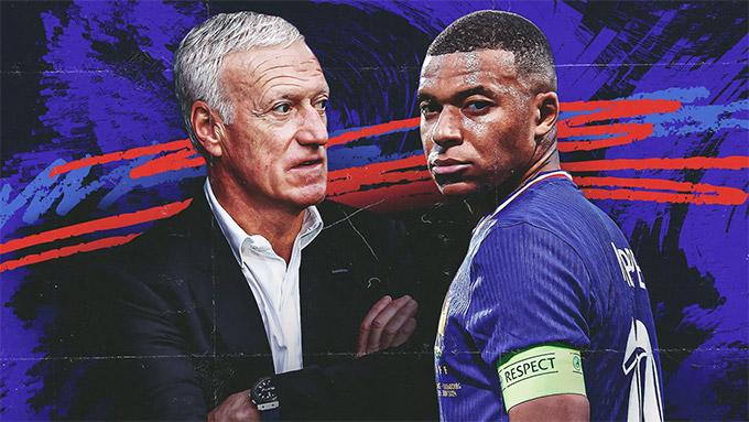 HLV Deschamps rất vui mừng chào đón sự trở lại của Mbappe tại ĐT Pháp