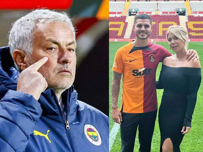 Mourinho mỉa mai Icardi bị vợ ngoại tình