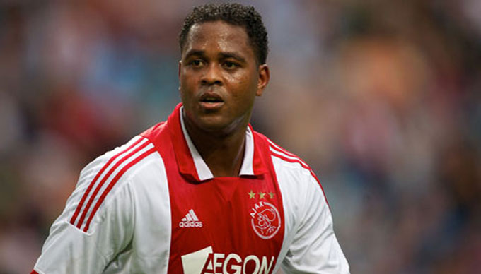 Patrick Kluivert khi khoác áo Ajax