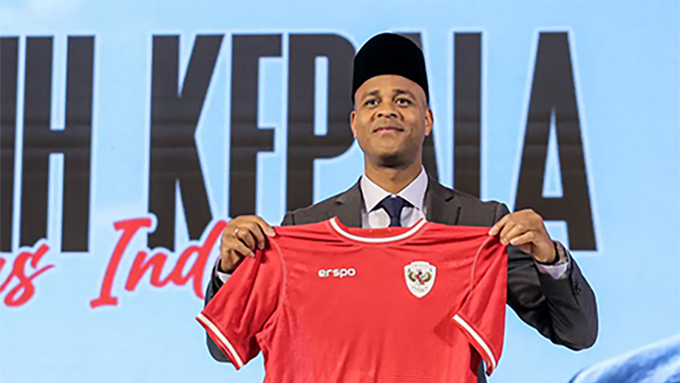 Patrick Kluivert được bổ nhiệm làm HLV trưởng ĐT Indonesia hồi tháng 1/2025