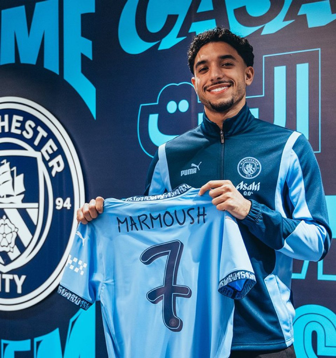 Marmoush là một trong 4 tân binh của Man City trong tháng 1