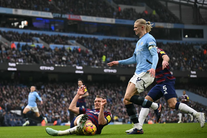 Haaland đã không có duyên ghi bàn trước Newcastle