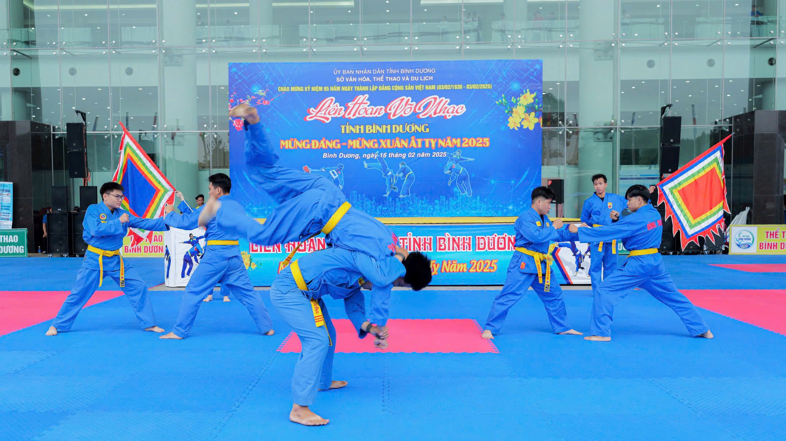 Tiết mục biểu diễn của môn Vovinam