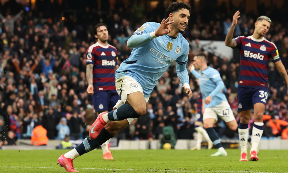 Omar Marmoush, tân binh đã lập hat-trick trong hiệp một, cũng là những bàn thắng đầu tiên cho Man City kể từ khi chuyển đến Eintracht Frankfurt với giá 59 triệu bảng