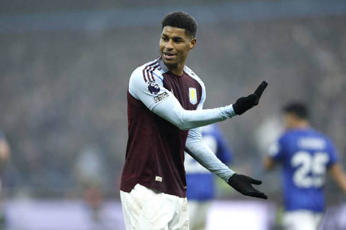 Rashford đang dần hòa nhập với lối chơi của Aston Villa.