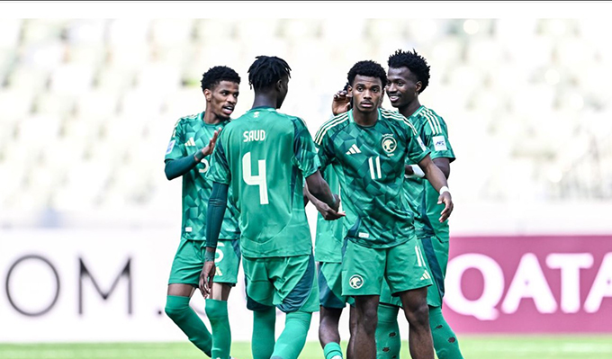 Niềm vui chiến thắng của U20 Saudi Arabia 