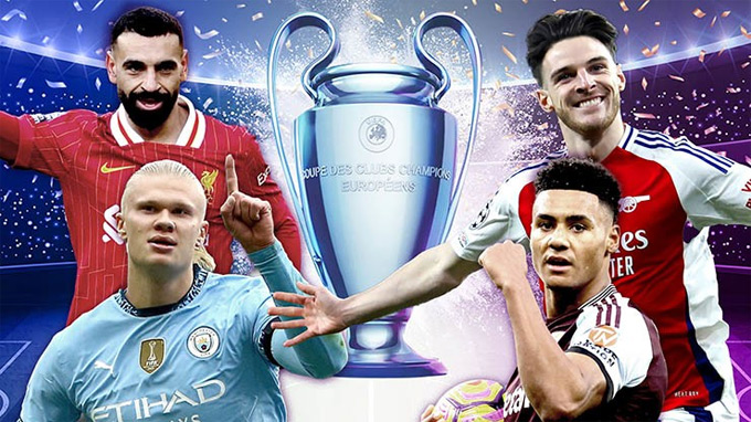 Ngoại hạng Anh mùa tới có thể có thêm suất dự Champions League