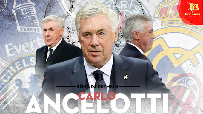 Carlo Ancelotti là HLV điềm tĩnh bậc nhất thế giới