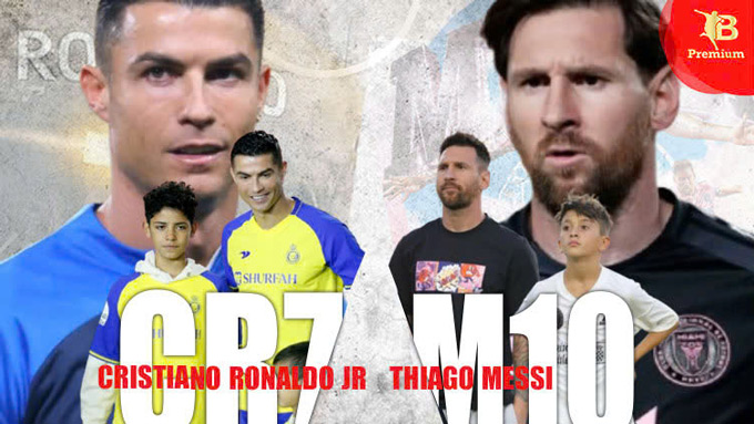 Con trai của Ronaldo và Messi đang bị lợi dụng