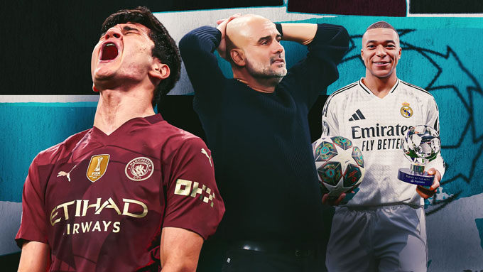 Một tay Mbappe tiễn Man City rời Champions League