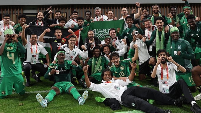 U20 Saudi Arabia là 1 trong 4 đội giành vé đi tiếp 