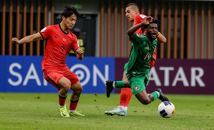 Thua đau trước U20 Saudi Arabia, U20 Trung Quốc (áo đỏ) bị loại ở tứ kết U20 châu Á 2025