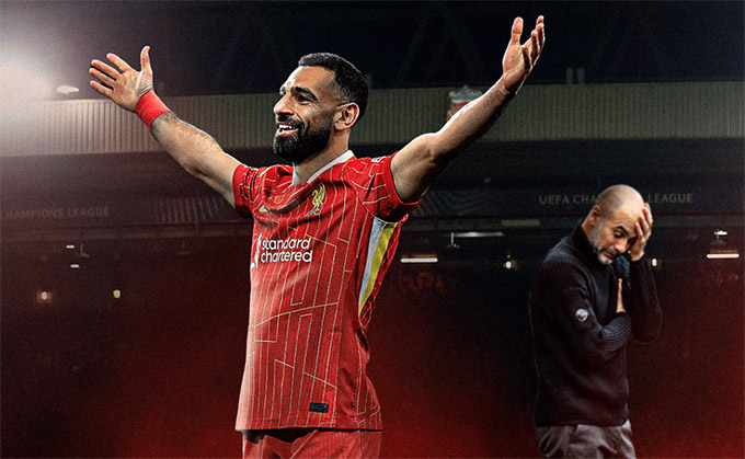 Salah là một trong 8 ngôi sao của Liverpool góp mặt trong đội hình kết hợp 