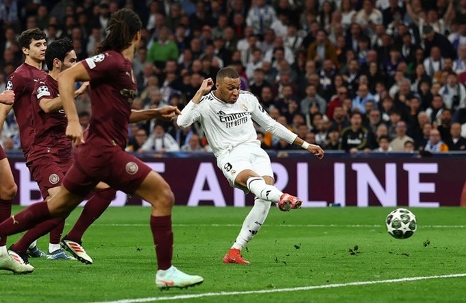 Sau hat-trick vào lưới của Man City, Mbappe đã có 28 bàn thắng cho Real Madrid ở mùa này