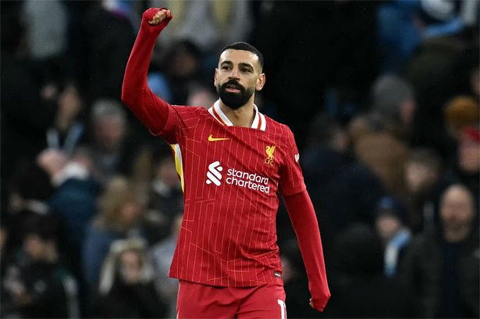 Salah thiết lập nhiều cột mốc sau màn trình diễn bùng nổ trước Man City