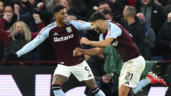 Hai tân binh Rashford và Asensio đang thi đấu rất bay tại Aston Villa