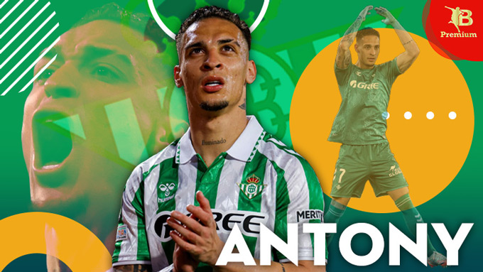 Antony đang lột xác tại Betis