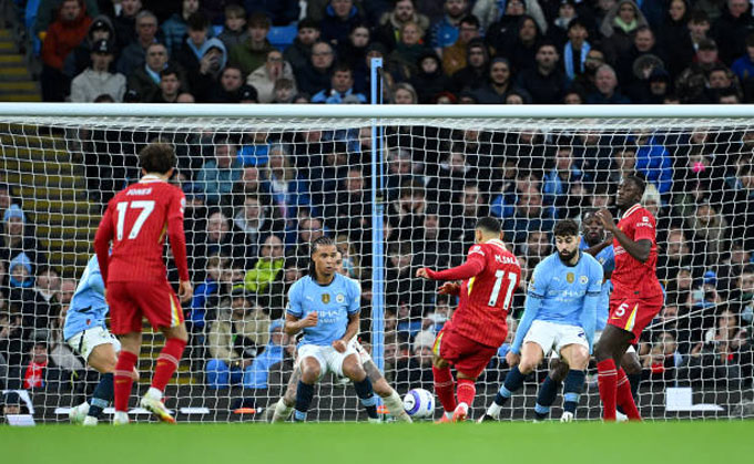 Salah mở tỷ số trận Man City vs Liverpool ngay phút 14