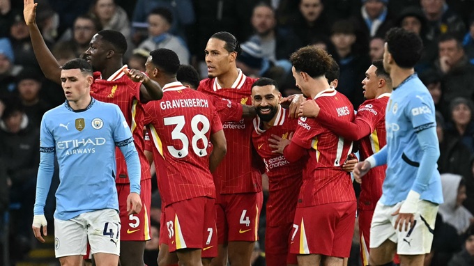 Salah lại trở thành nguồn cảm hứng cho Liverpool đả bại Man City