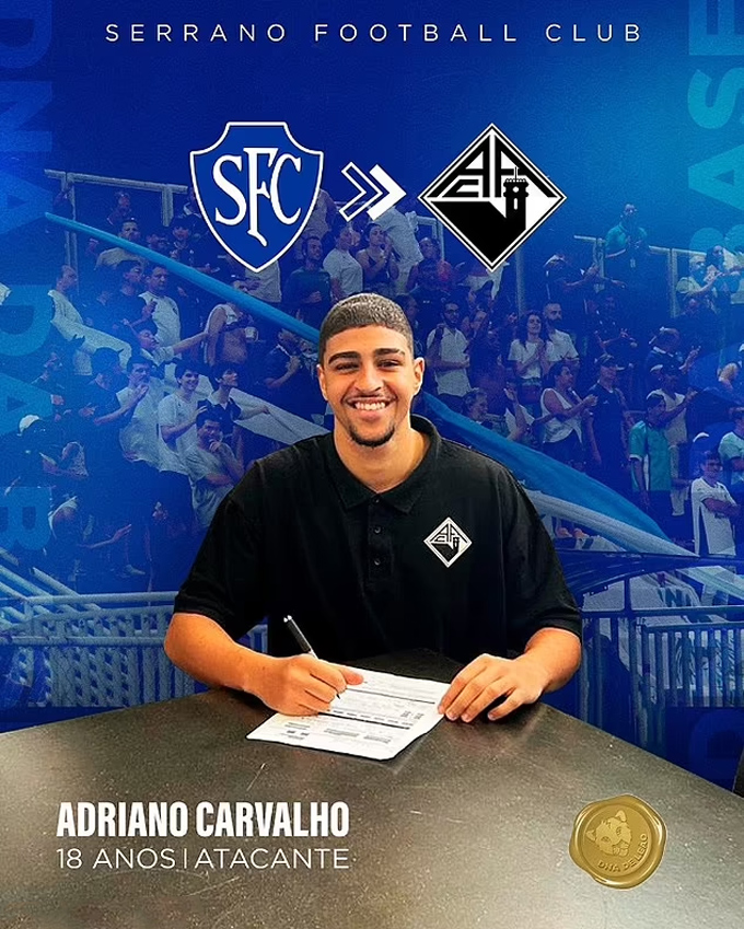 Adrianinho vừa ký hợp đồng với Academica de Coimbra ngày 22/2/2025