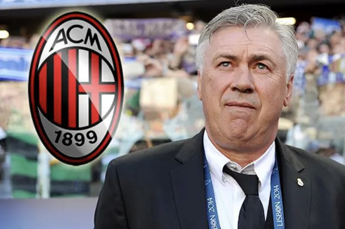 Milan muốn mời lại HLV Ancelotti