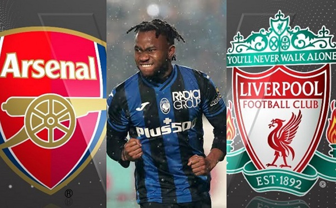 Arsenal và Liverpool cùng tranh Lookman