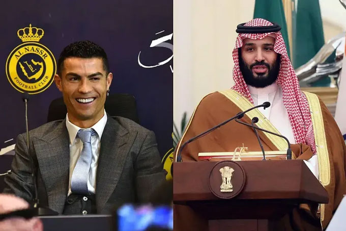 Ronaldo hợp tác với thái tử Saudi Mohammed bin Salman 