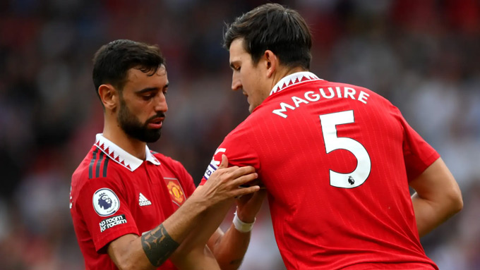 Bruno Fernandes và Maguire có mối quan hệ tốt