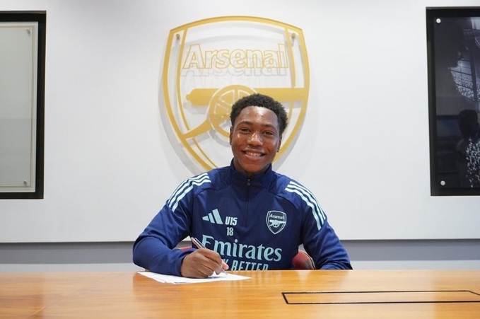 Joshua Sesay là một niềm hy vọng cho tương lai của Arsenal